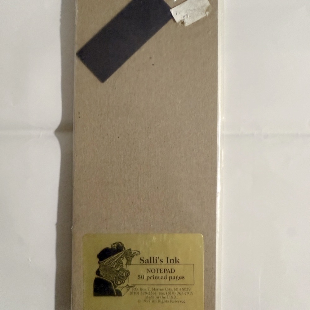 Vintage Snowman Magnetic Notepad - Picture 3 of 4
